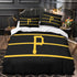 Juego de cama de los Piratas de Pittsburgh con funda de edredón sin relleno
