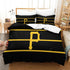 Juego de cama de los Piratas de Pittsburgh con funda de edredón sin relleno
