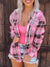 Women's Plaid Shirt Jacket