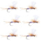 Parachute Super Flash Purple Haze Dry Fly - 6 Flies Size 14