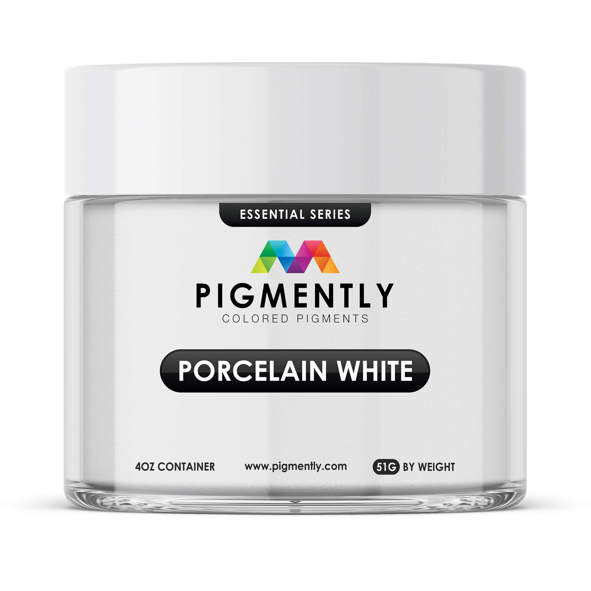 Pigmento en polvo epoxi de color blanco porcelana