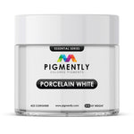 Pigmento en polvo epoxi de color blanco porcelana
