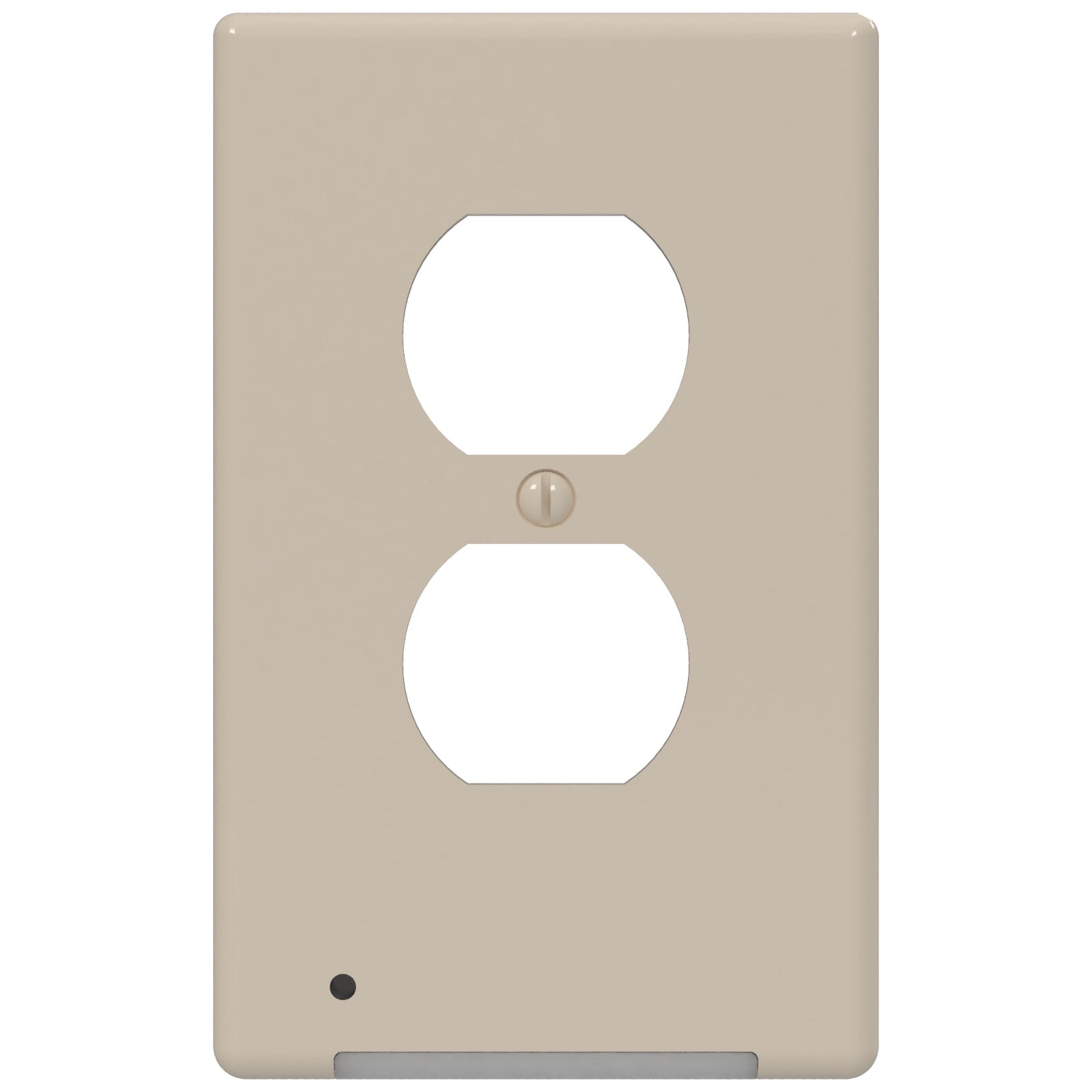 Luz de noche LED LumiCover - Duplex - Almendra clara
