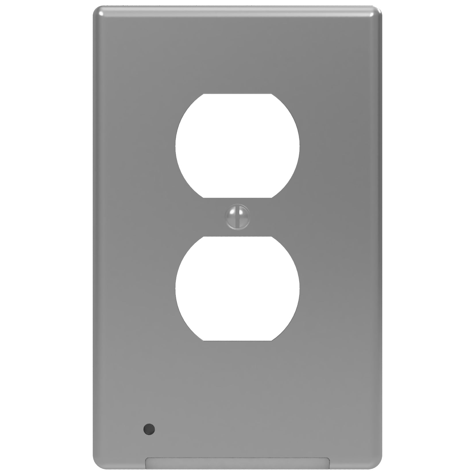 Luz de noche LED LumiCover - Duplex - Níquel