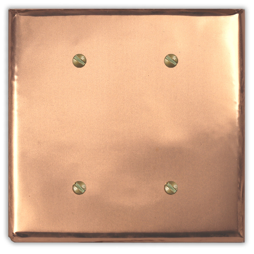 Raw Copper - 2 Blank Wallplate