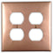 Raw Copper - 2 Duplex Wallplate