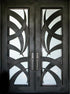 Puertas dobles de palma