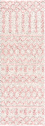 Alfombra de felpa rosa Darva