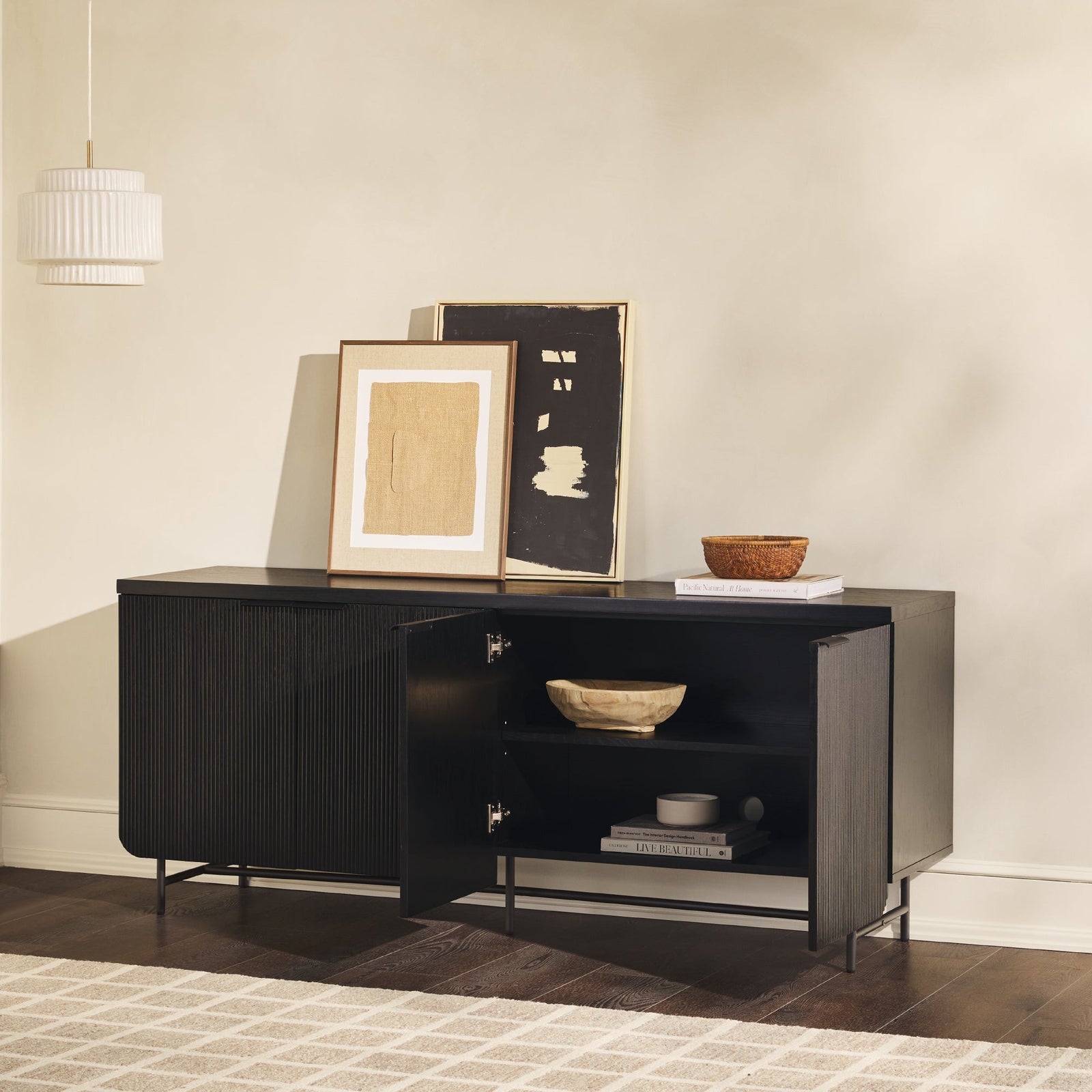 Aparador y mueble de TV escandinavo Reema