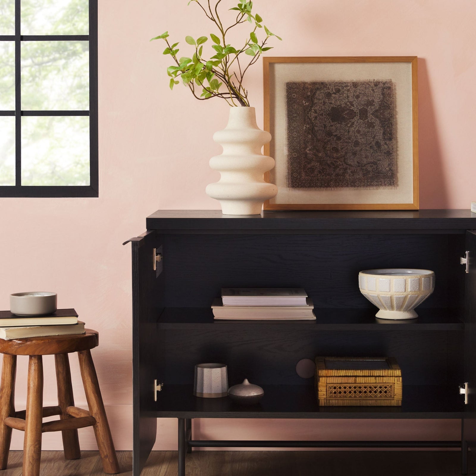 Aparador y mueble de TV escandinavo Reema
