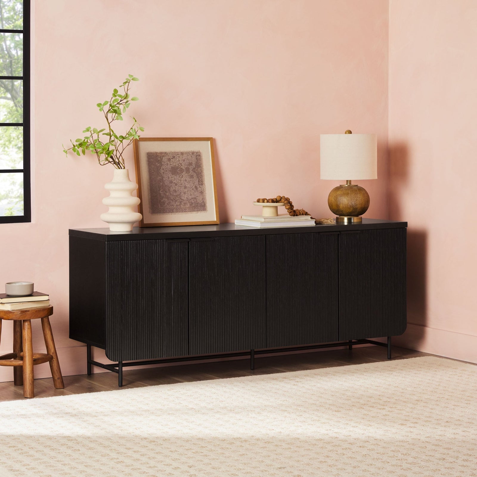 Aparador y mueble de TV escandinavo Reema