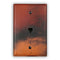 Red and Black Copper - 1 Phone Jack Wallplate