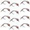 Bead Head Rainbow Warrior Nymph Fly Fishing Flies One Dozen Hook Size 18