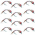 Bead Head Rainbow Warrior Nymph Fly Fishing Flies One Dozen Hook Size 18