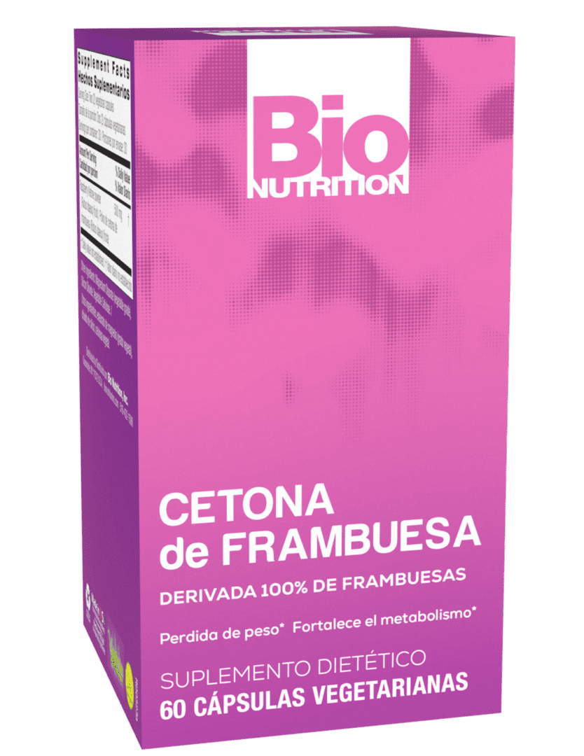 Cápsulas vegetales Bio Nutrition Raspberry Ketone Diet (60 unidades)