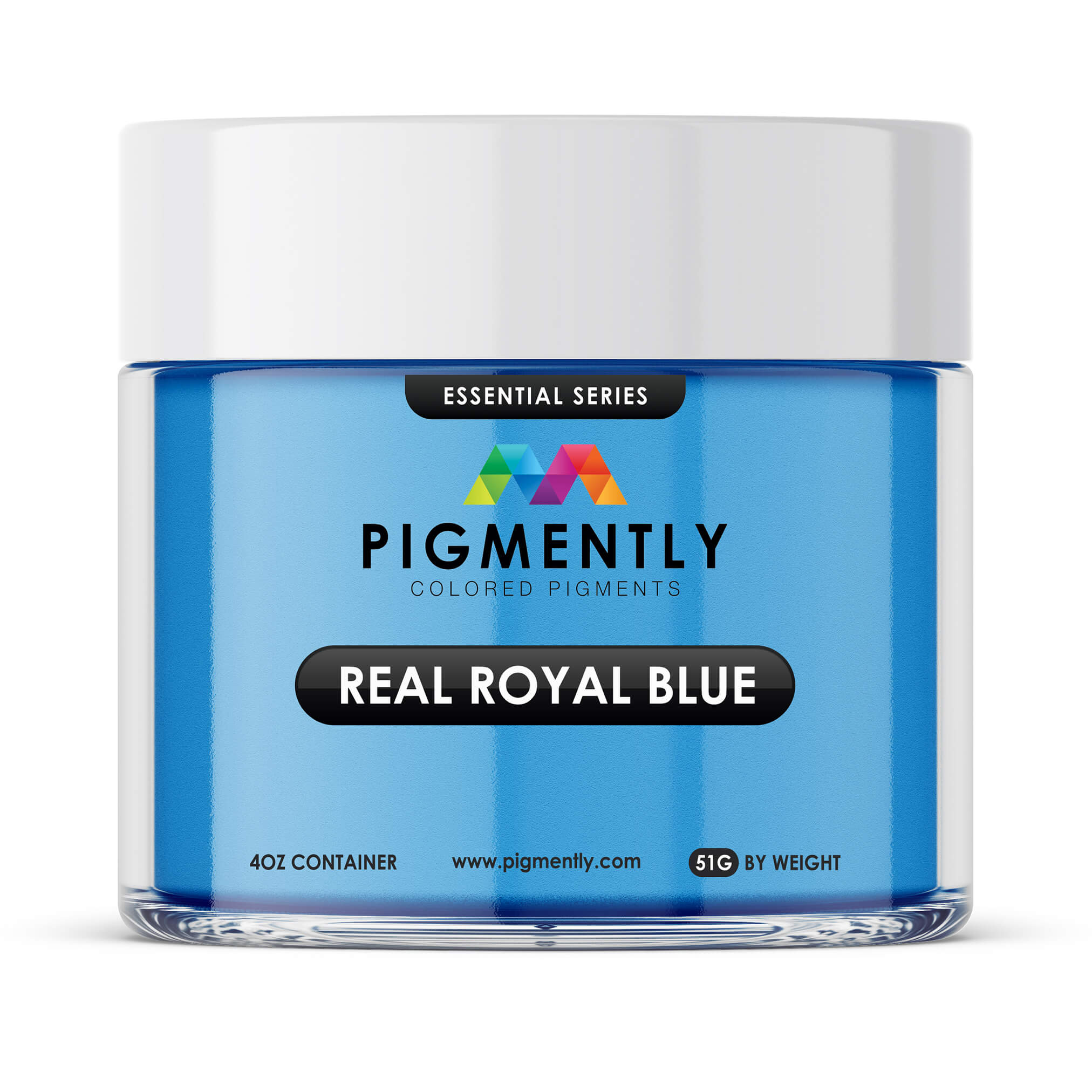 Pigmento en polvo epoxi azul real auténtico