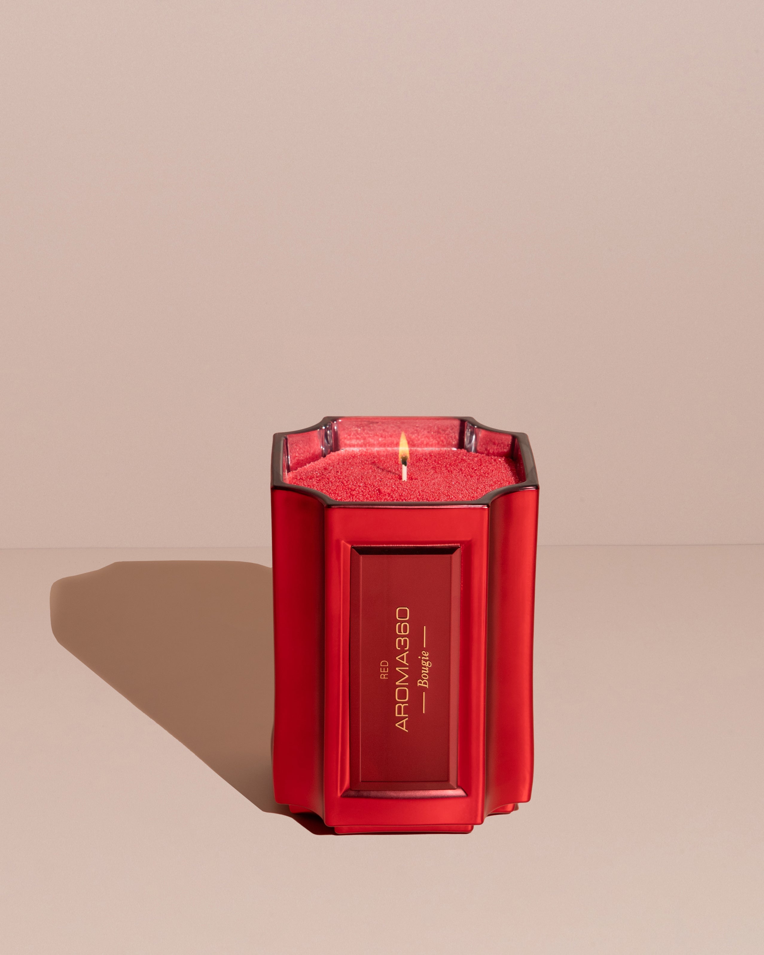 (RED) Bougie Candle Sand Wax Set Pure Luxury Fragrance