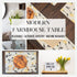 DaDa Bedding Set of 4-Pieces Sunshine Yellow Fleur Spring Tapestry Dining Table Placemats 13” x 19” (18112)