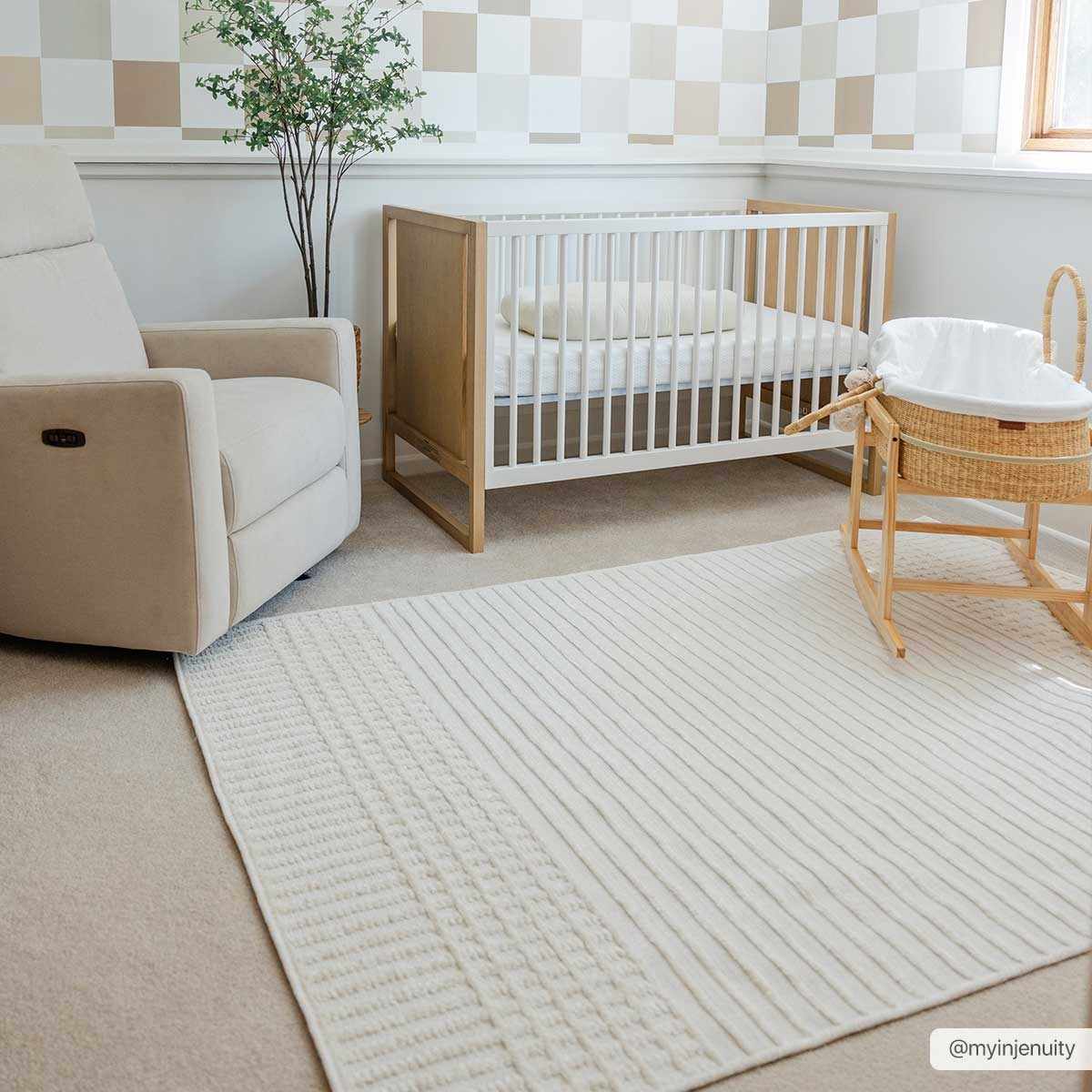 Alfombra lavable Rhun
