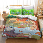 Rick And Morty Cosplay Bedding Quilt Cover Without Filler