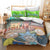 Rick And Morty Cosplay Bedding Quilt Cover Without Filler