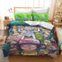 Rick And Morty Cosplay Bedding Quilt Cover Without Filler