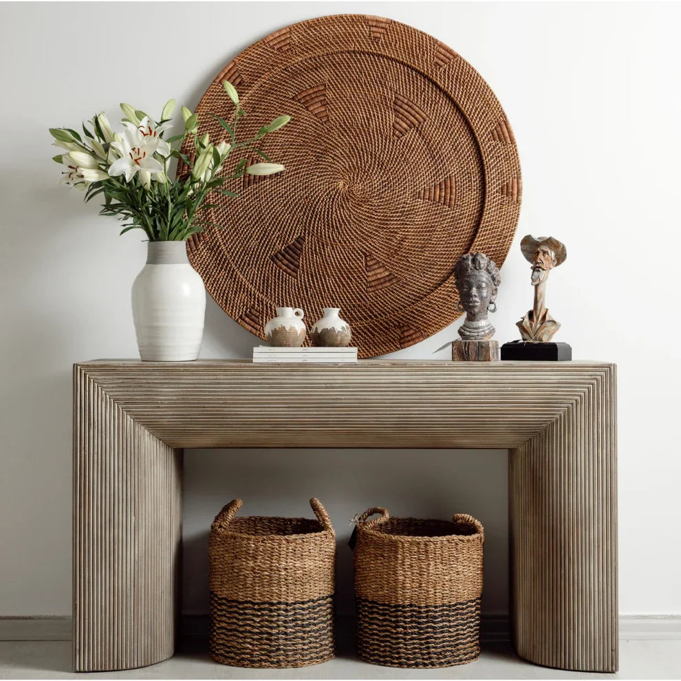 Rio Spruce Sideboard Washed Hand-made Sideboard (W)16" (L)55" (H)31.5"