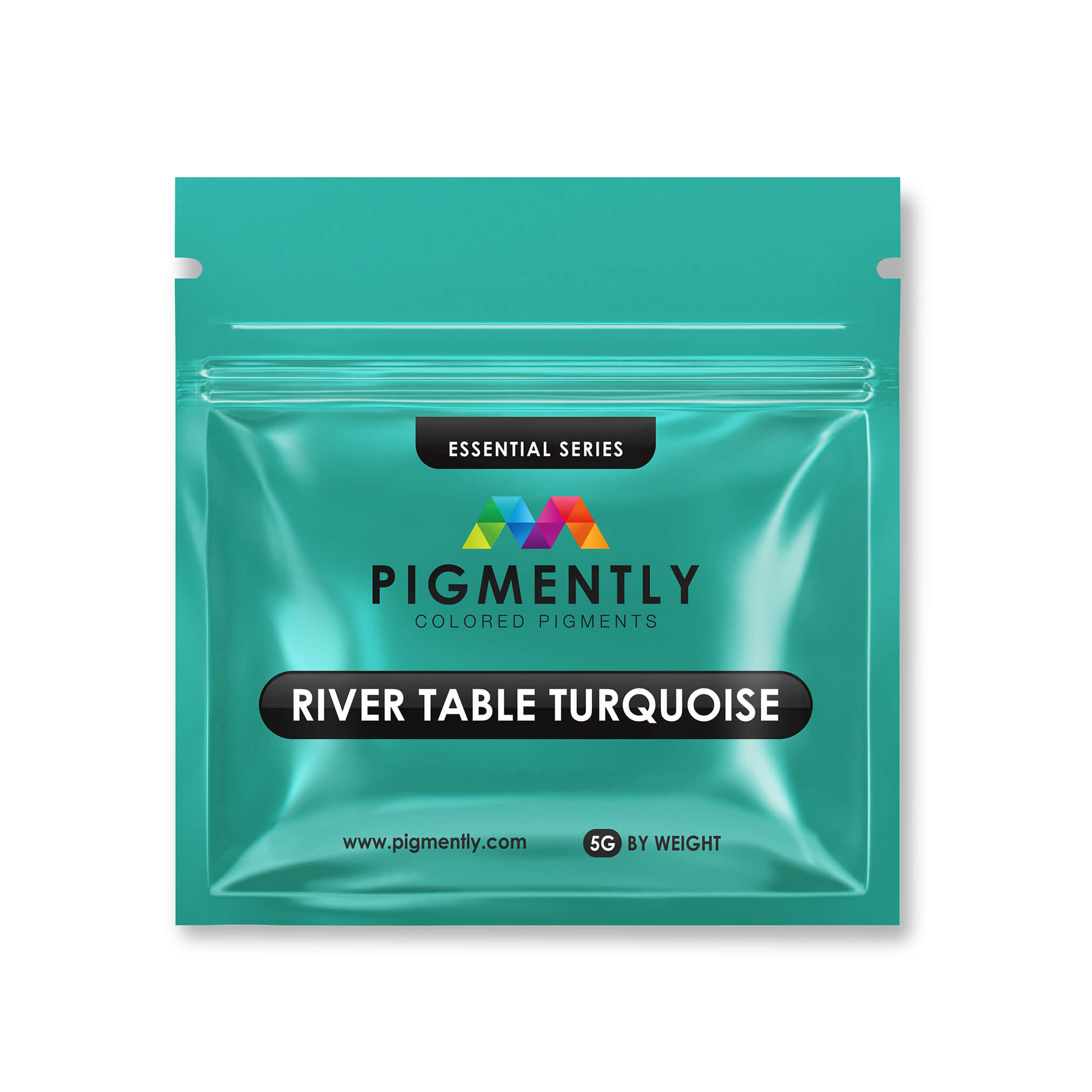 Pigmento en polvo epoxi color turquesa River Table 