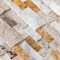 Riverrock Mixed Ledger 3D Panel 6"x24" Natural Marble Wall Tile - Full Truckload