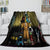 Roblox Pattern Blanket Flannel Throw Room Decoration