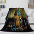 Roblox Pattern Blanket Flannel Throw Room Decoration