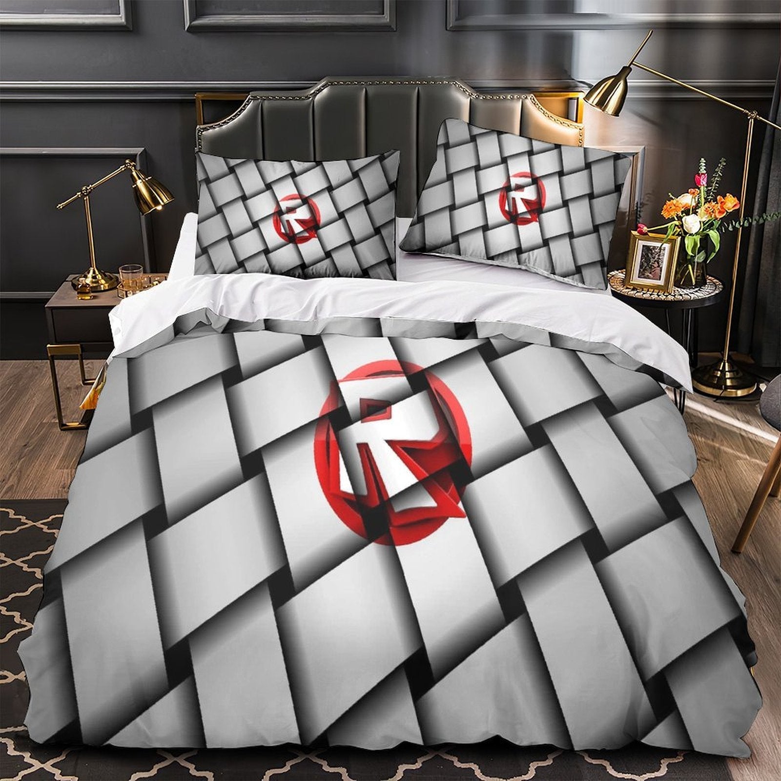 Roblox Pattern Duvet Cover Bedding Set Cover Without Filler