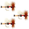 3 Pack Royal Trude Classic Hair Wing Dry Fly - Hook Size 10