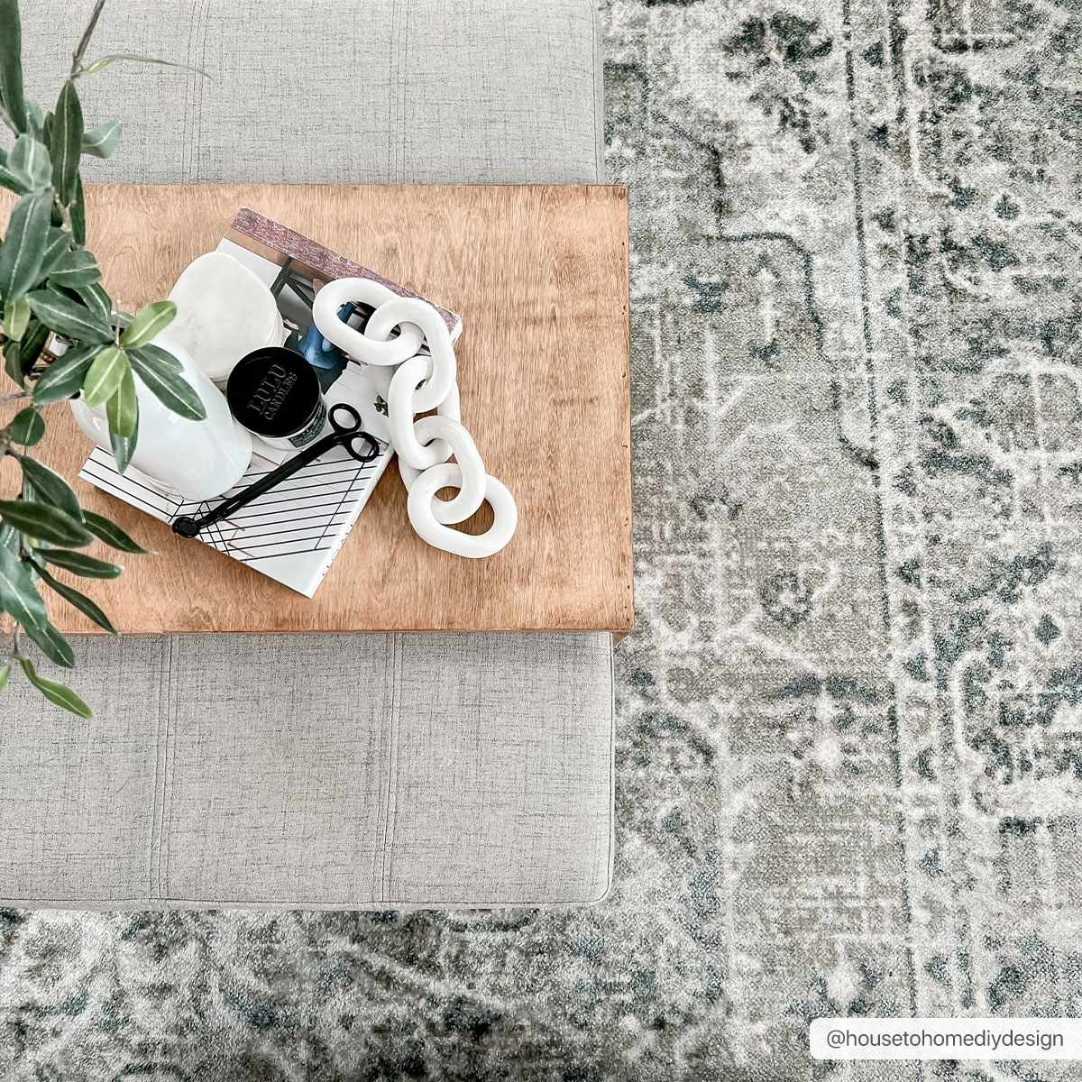 Alfombra lavable de pelo plano azul Rudo