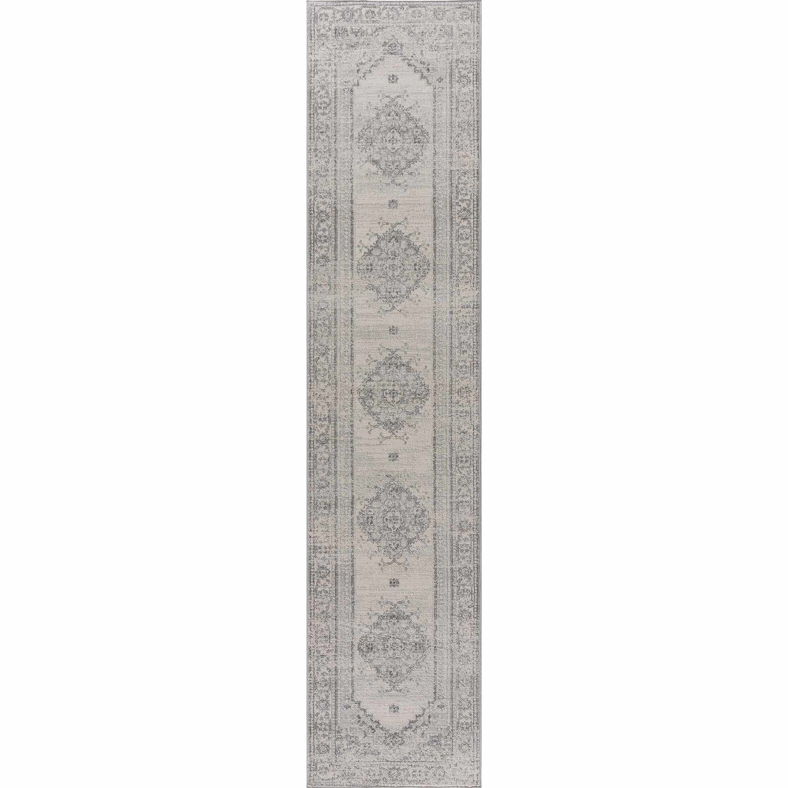Alfombra Tigried color marfil y gris 2315 - Liquidación