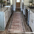 Alfombra lavable desgastada Anahawan color óxido - Liquidación