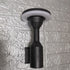 Lámpara de pared LED impermeable para exteriores, creativa, de color negro, para balcón, patio y porche
