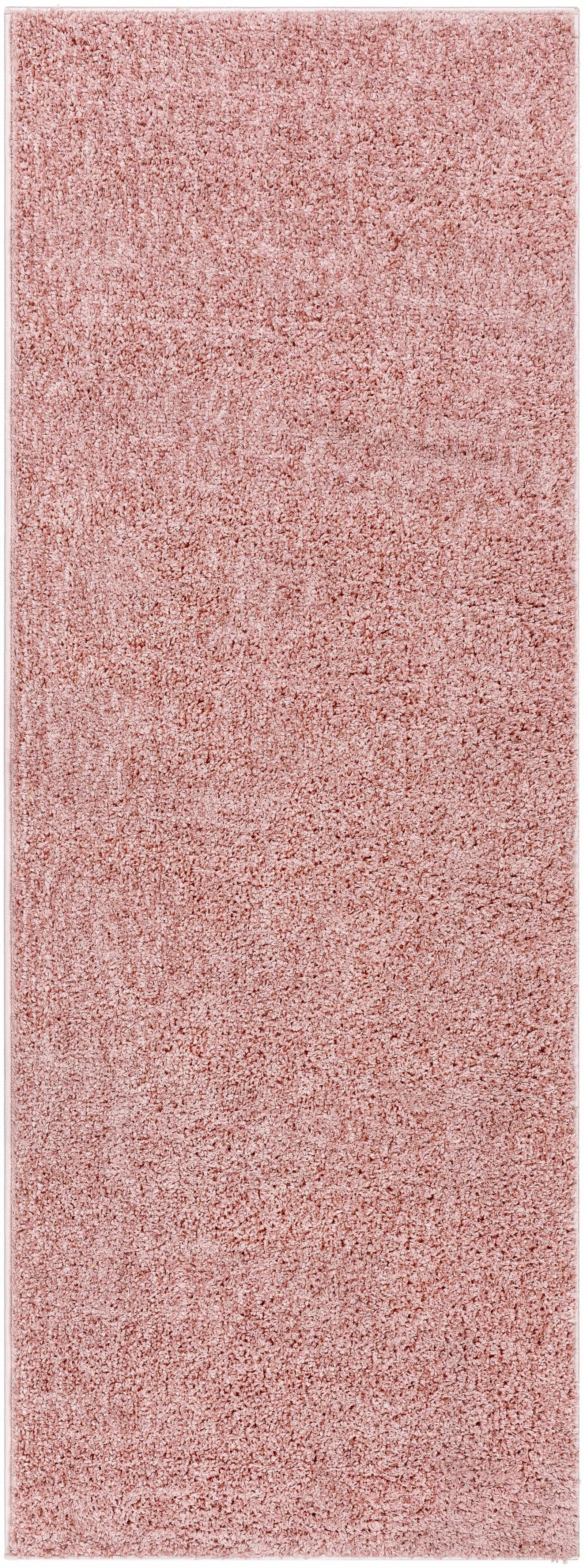 Alfombra lavable de felpa rosa Judy - Liquidación