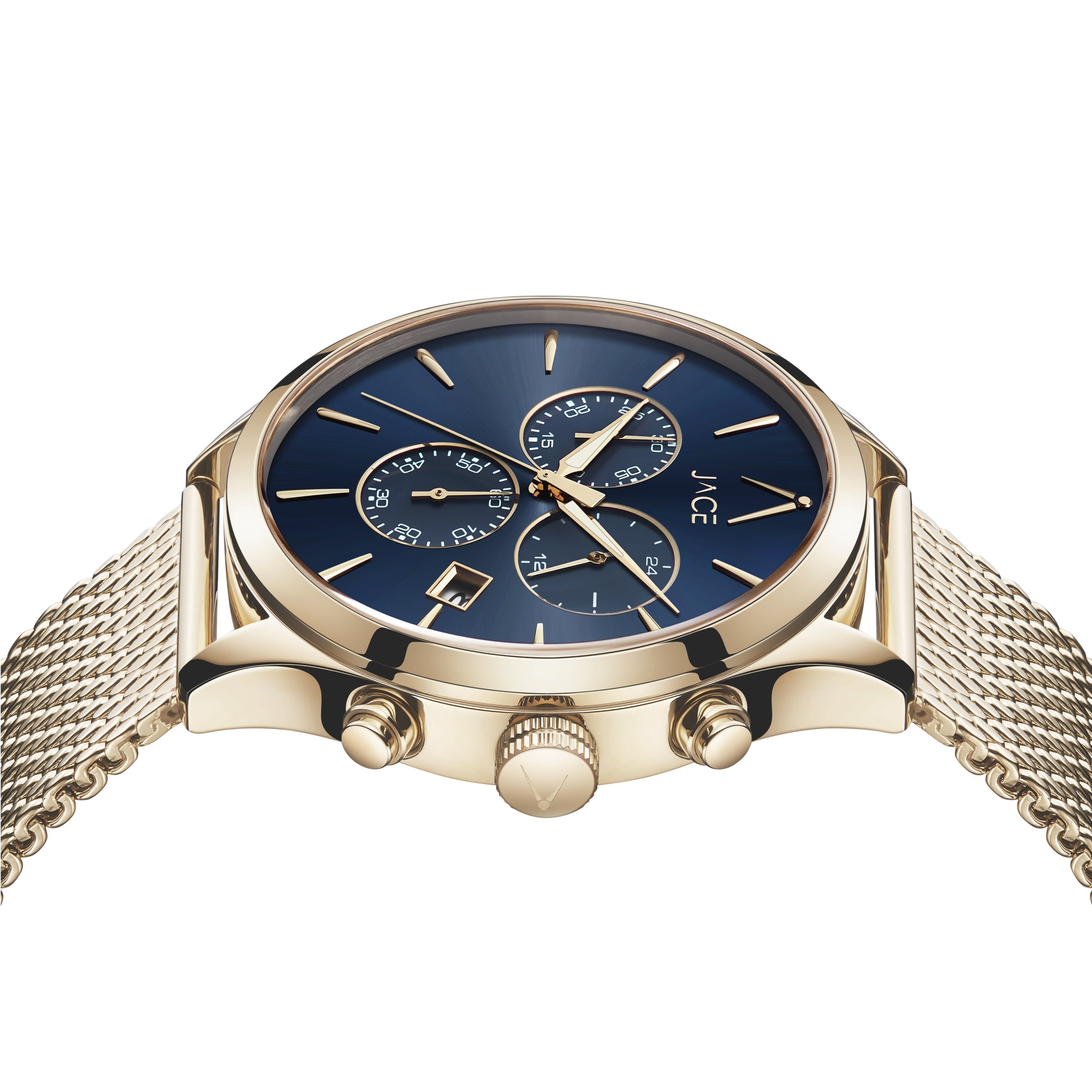 "Sao Paulo" Men`s Mesh Band Chronograph Watch