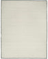 Ayumu Off White Hand Woven Wool Area Rug