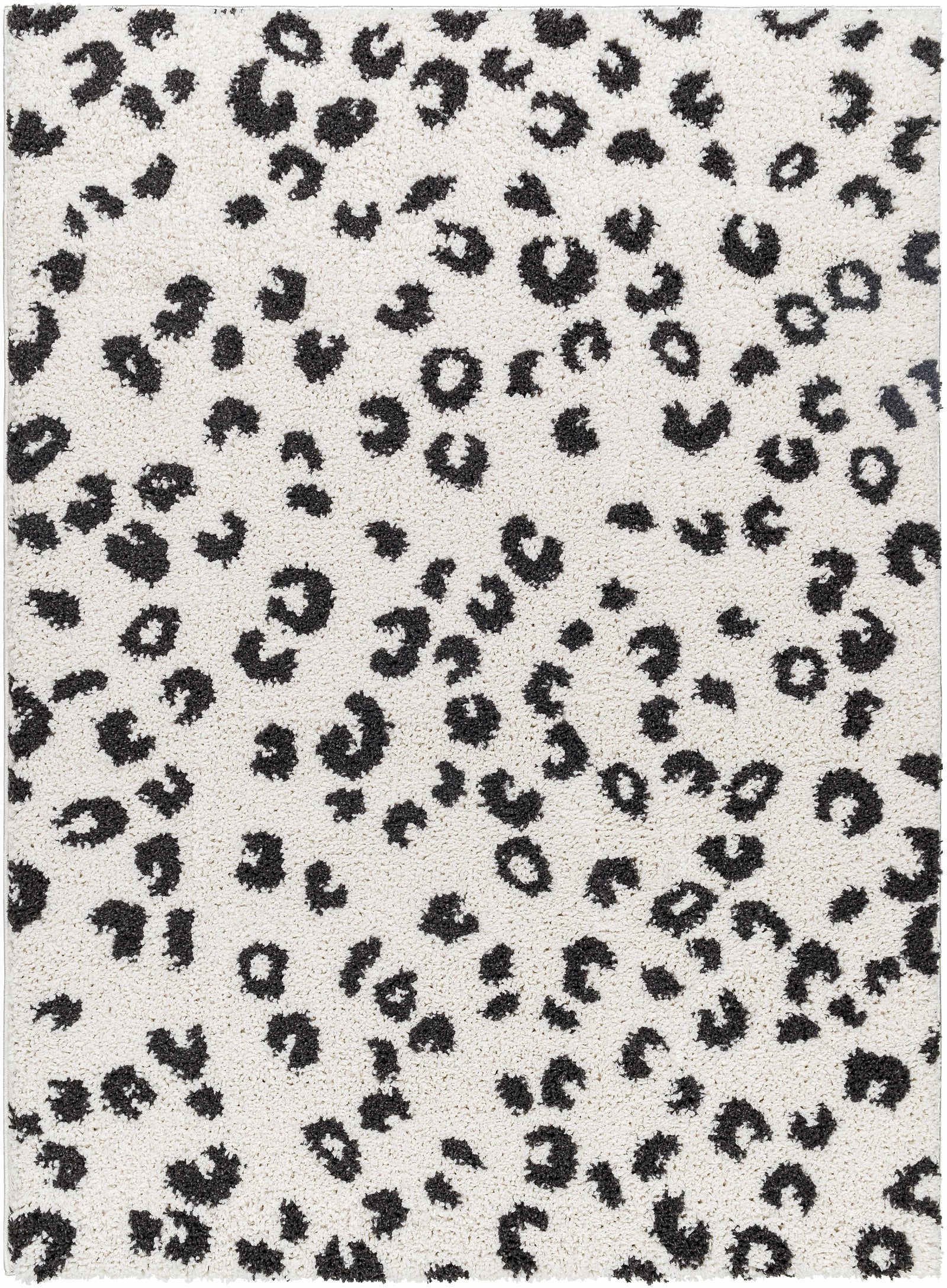 Alfombra de leopardo con manchas negras Zhen - Liquidación