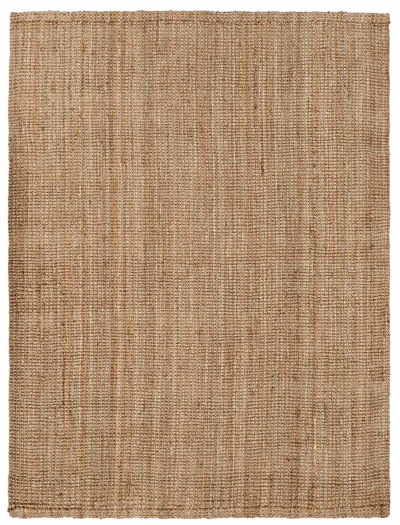 Alfombra de yute beige Ambel