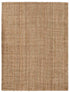 Alfombra de yute beige Ambel