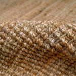 Alfombra de yute beige Ambel