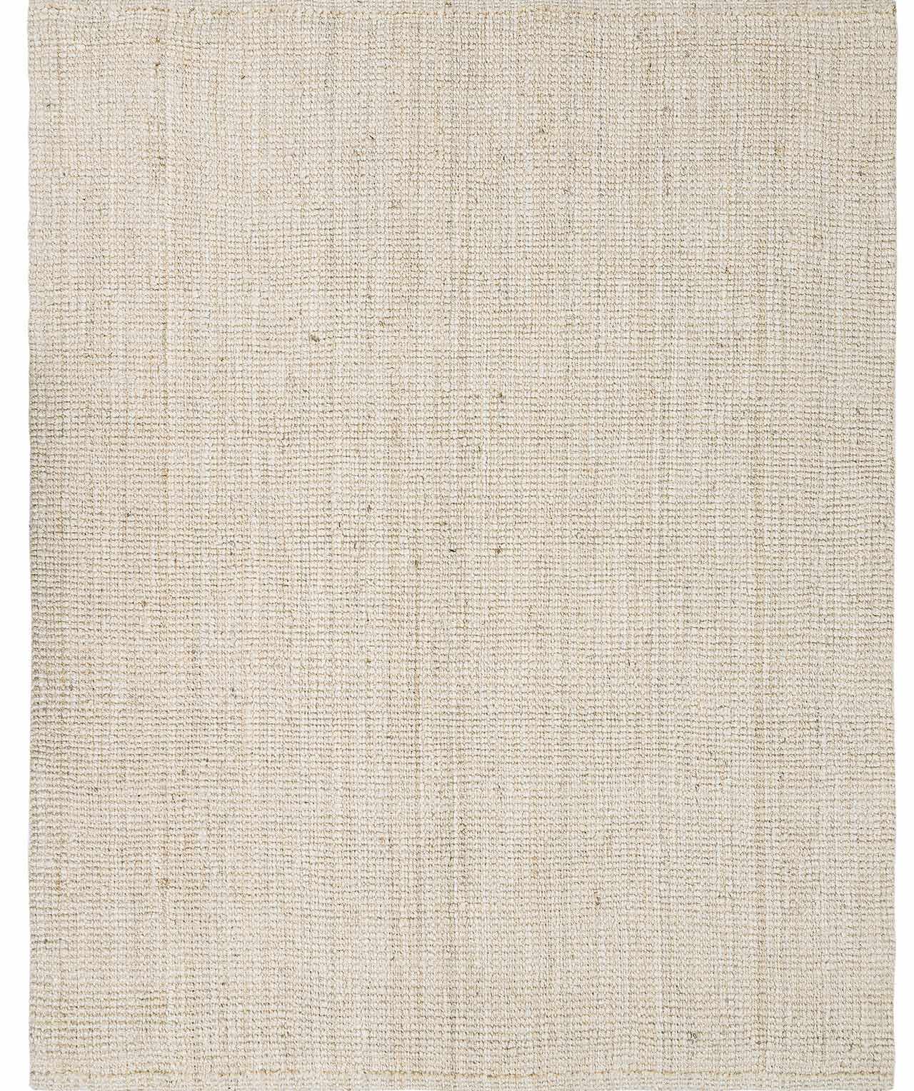 Alfombra de yute color crema Ambel
