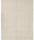 Alfombra de yute color crema Ambel