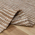 Alfombra de yute color camello Ambel