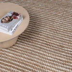 Alfombra de yute color camello Ambel