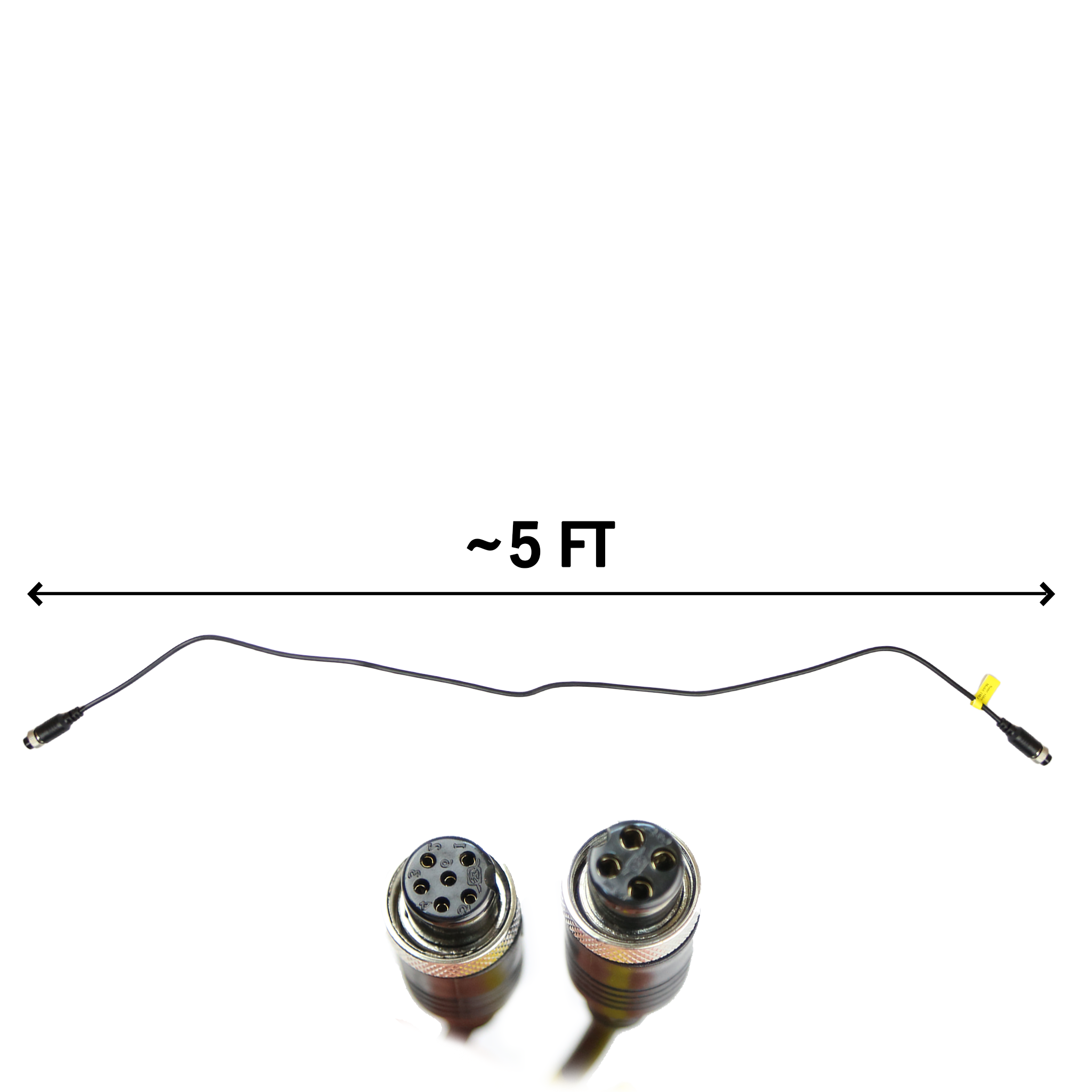 Cable de vídeo flexible de 6 a 4 pines para carrete y estación de control Forbest