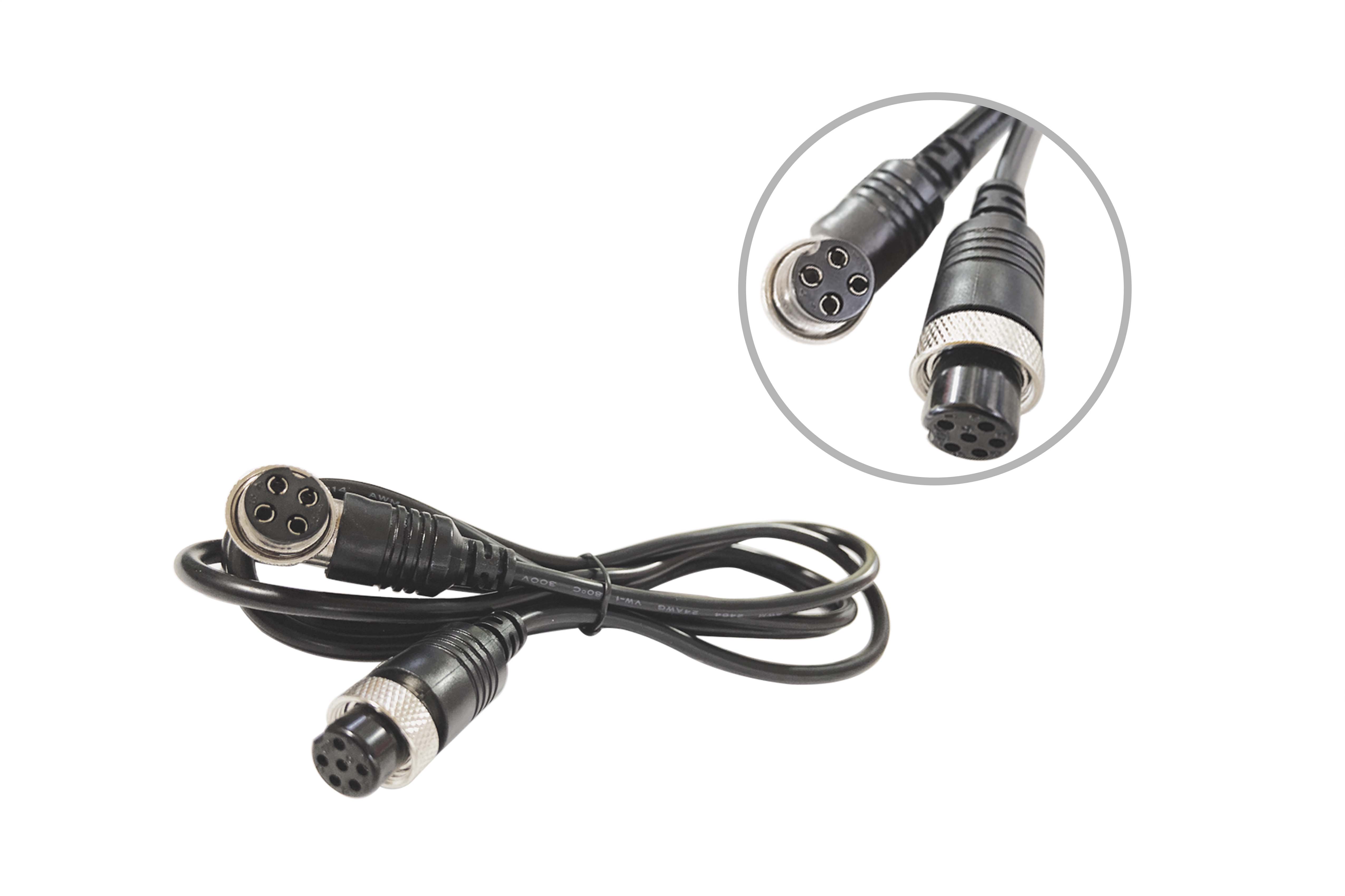 Cable de vídeo flexible de 6 a 4 pines para carrete y estación de control Forbest